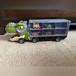 Dinosaur Transport Truck Toy